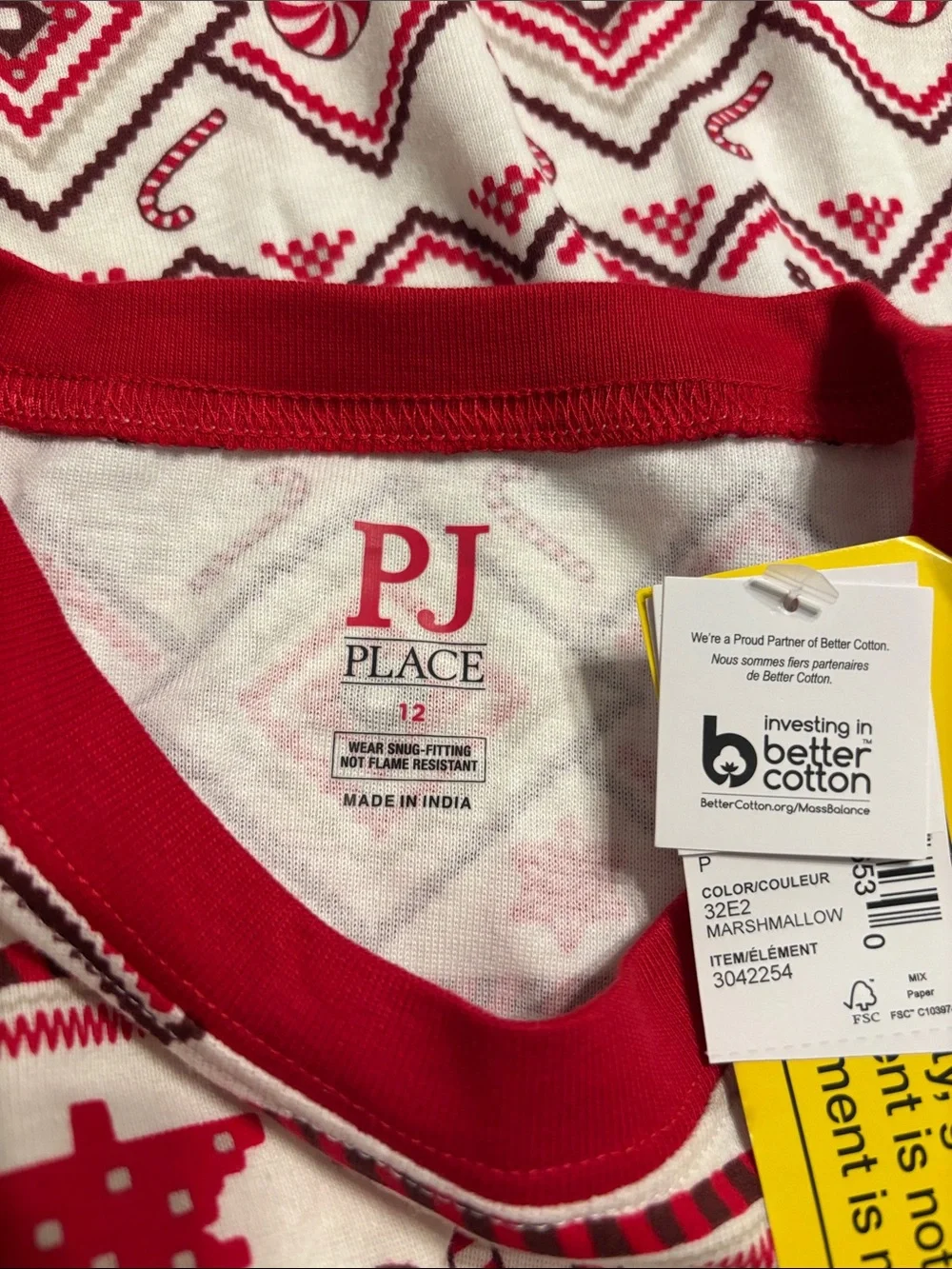PJ Place Candy Fairisle Cotton Pajamas